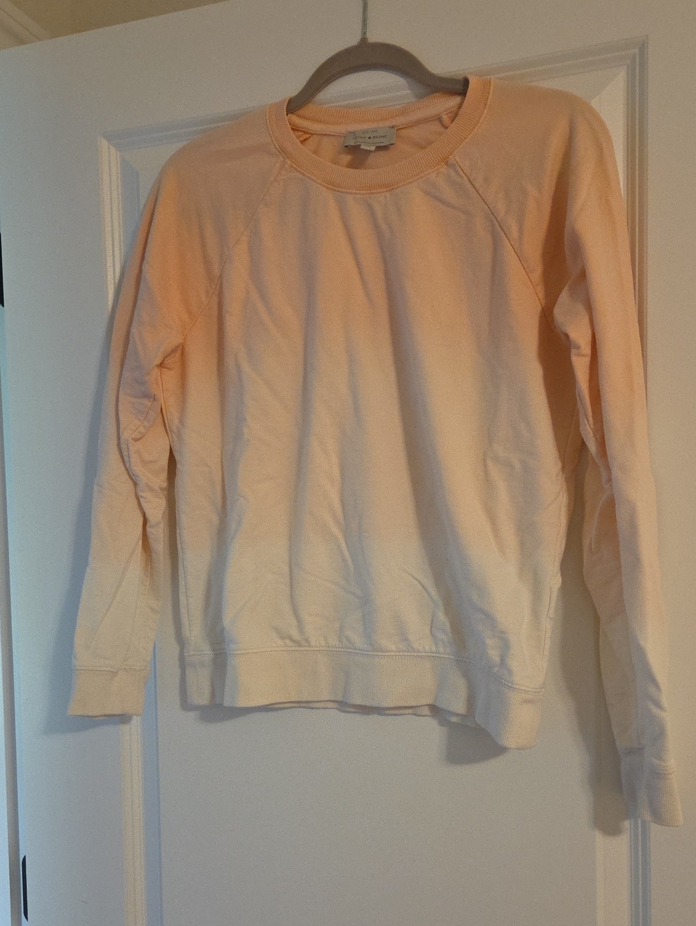 Lucky Brand Ombre Peach Pullover Sweatshirt